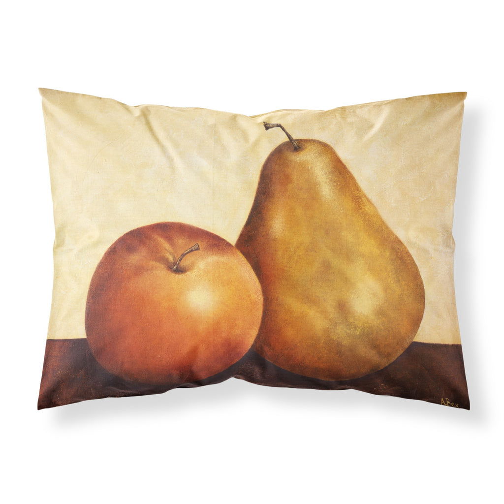 Caroline'S Treasures Apple And Pear Fabric Standard Pillowcase