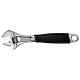 Bahco 12 ERGO Rubber Handle Central Nut Adjustable Wrench with Chrome Finish