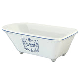 Aqua Eden BATUBDSW Le Savon 6 Roll Top Clawfoot Tub Decorative Soap Dish