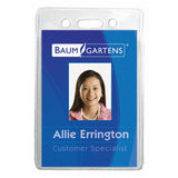 Name Badge Holder, Vertical, Pack of 12