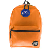 BAZIC 16 Orange Basic Collection Backpack