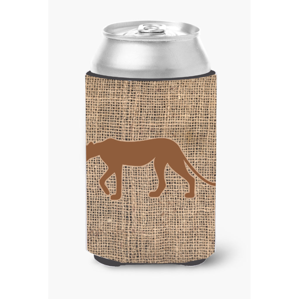 Rabbit Burlap And Brown Can Or Bottle Beverage Insulator Hugger - Thumbnail 2