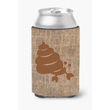 Hermit Crab Burlap And Brown Can Or Bottle Beverage Insulator Hugger