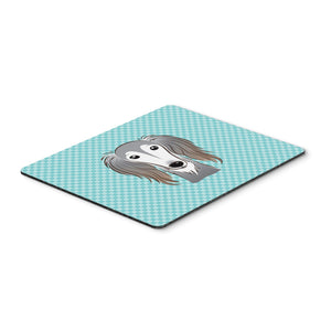 Caroline'S Treasures Checkerboard Blue Saluki Mouse Pad/Hot Pad/Trivet (Bb1167Mp)