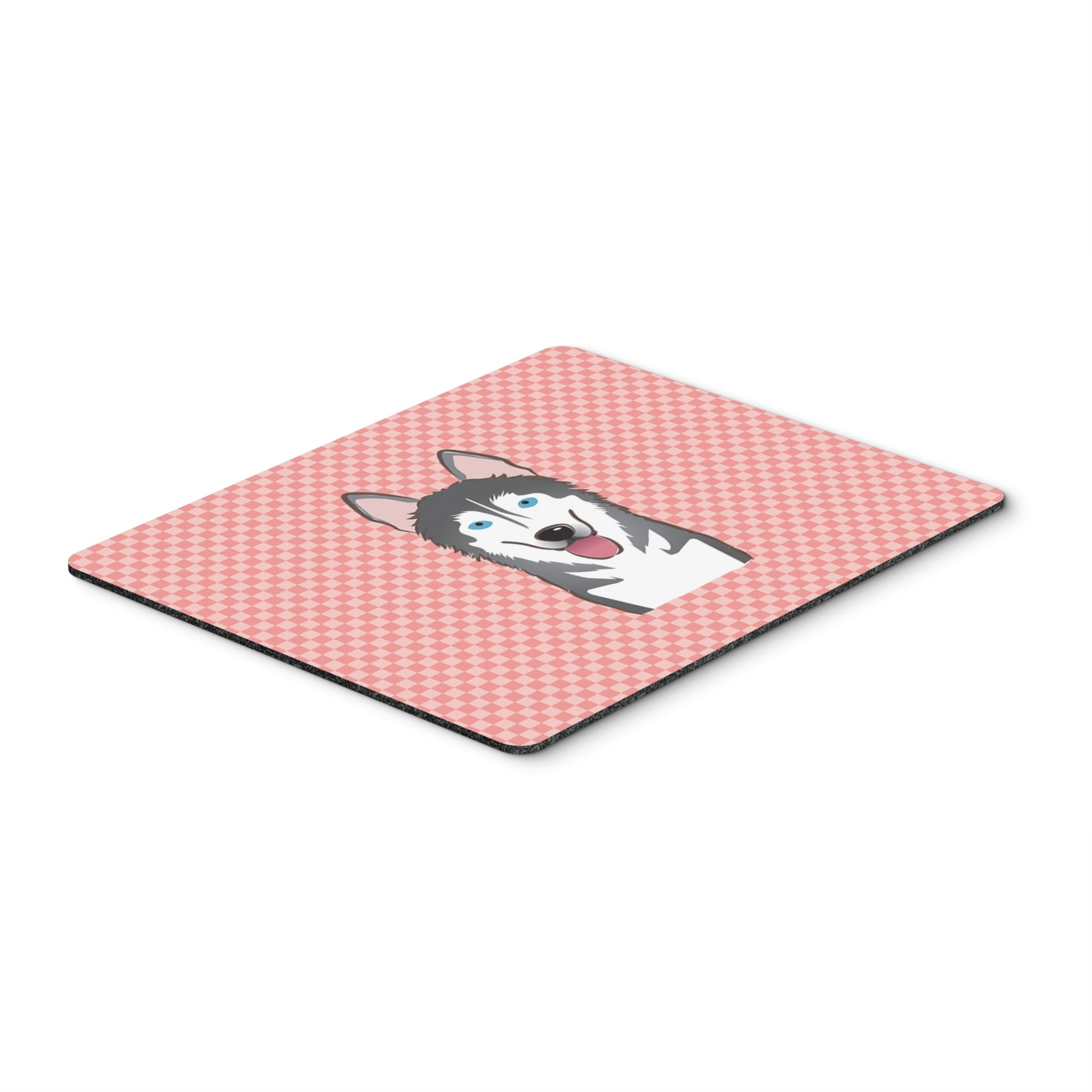 Caroline'S Treasures Checkerboard Pink Alaskan Malamute Mouse Pad/Hot Pad/Trivet (Bb1218Mp)