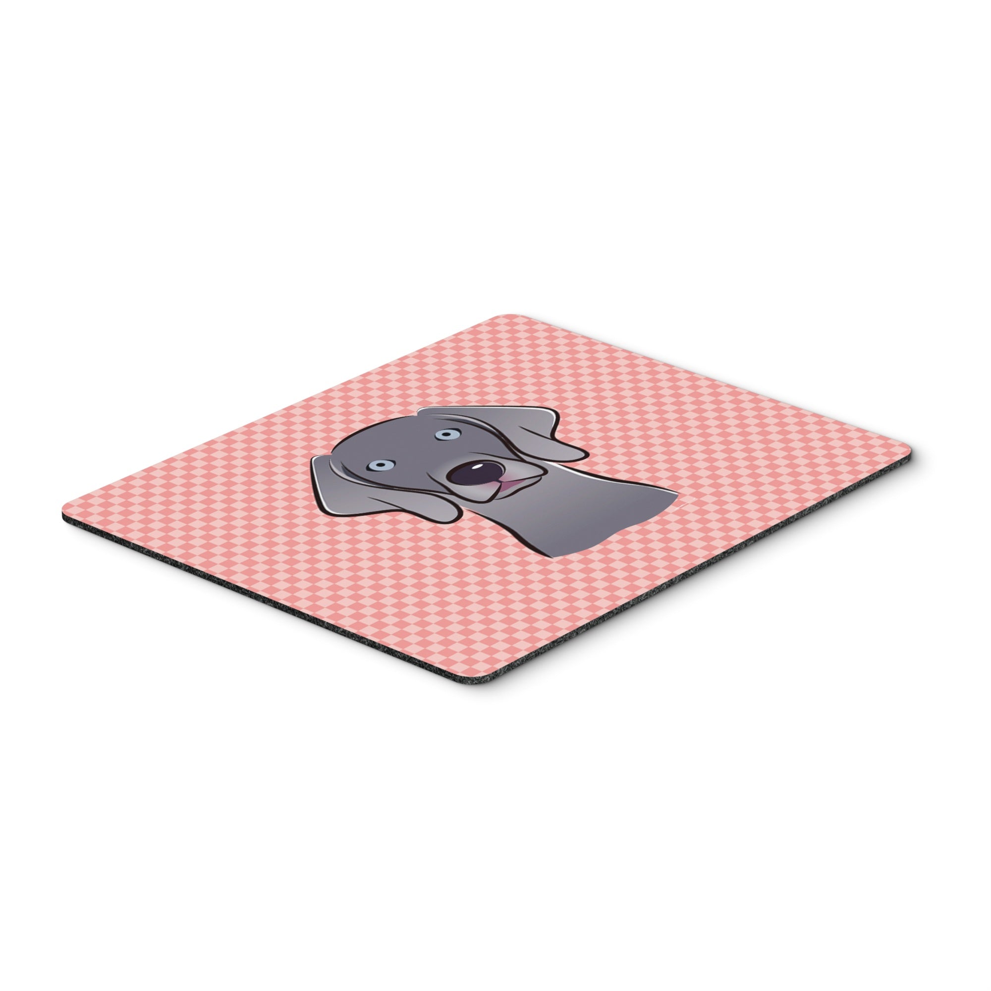 Caroline'S Treasures Checkerboard Blue Weimaraner Mouse Pad/Hot Pad/Trivet (Bb1231Mp)