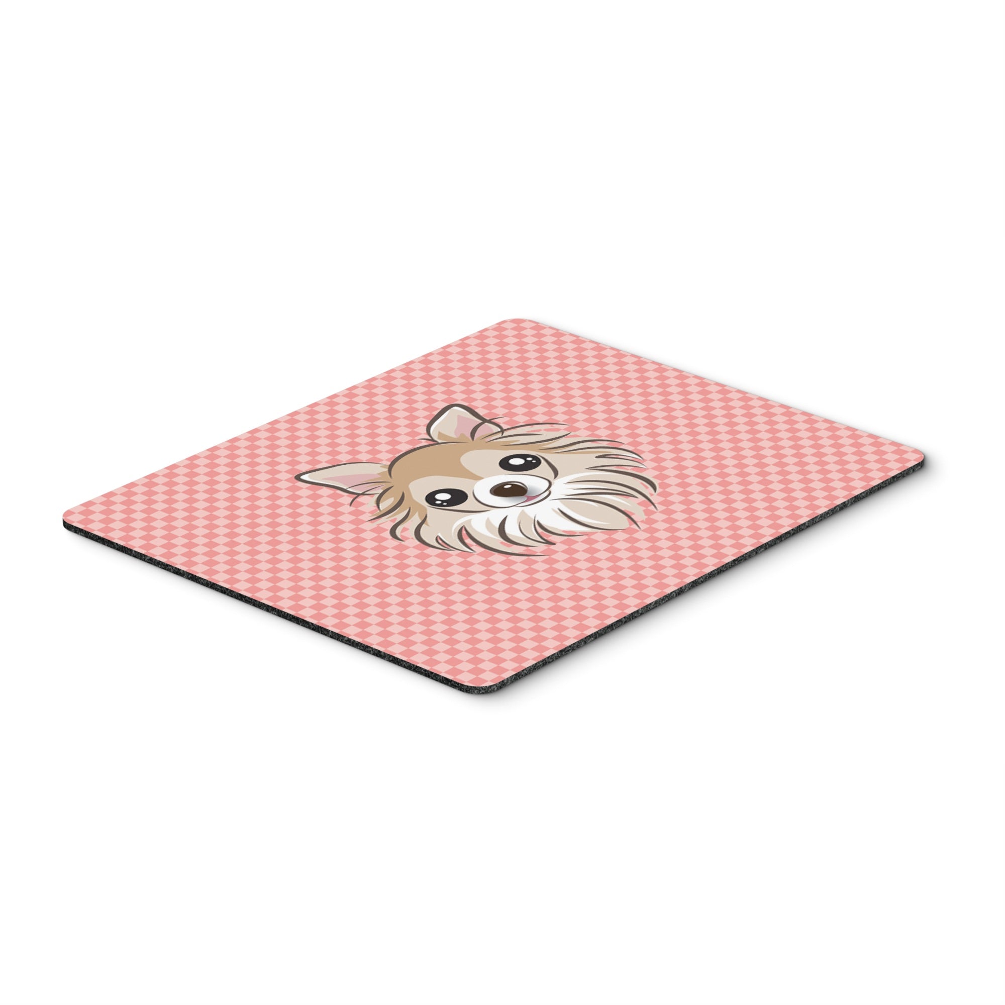 Caroline'S Treasures Checkerboard Pink Chihuahua Mouse Pad/Hot Pad/Trivet (Bb1251Mp)