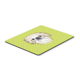 Caroline'S Treasures Checkerboard Lime Green Pekingese Mouse Pad/Hot Pad/Trivet (Bb1283Mp)