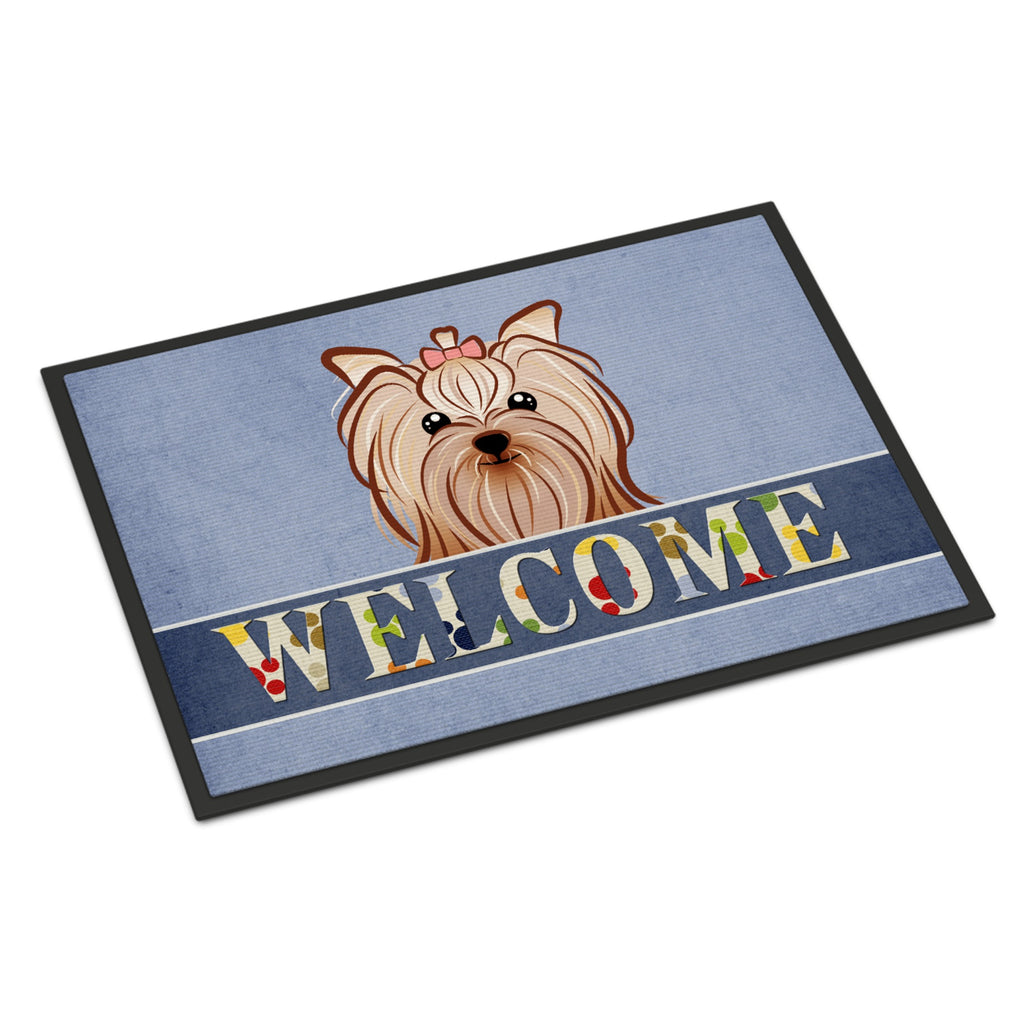 Caroline'S Treasures Bb1390Mat Yorkie Yorkshire Terrier Welcome Indoor ...