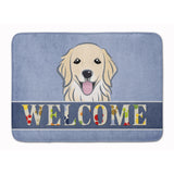 Caroline'S Treasures Golden Retriever Welcome Floor Mat, 19 X 27, Multicolor