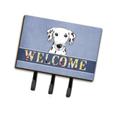 Caroline'S Treasures Bb1396Th68 Dalmatian Welcome Leash Or Key Holder, Large, Multicolor