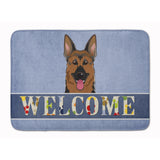 Caroline'S Treasures German Shepherd Welcome Floor Mat, 19 X 27, Multicolor