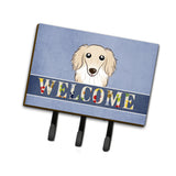 Caroline'S Treasures Bb1398Th68 Longhair Crme Dachshund Welcome Leash Or Key Holder, Large, Multicolor
