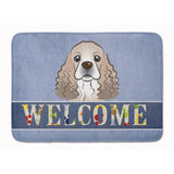 Caroline'S Treasures Cocker Spaniel Welcome Floor Mat, 19 X 27, Multicolor