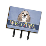 Caroline'S Treasures Bb1402Th68 Cocker Spaniel Welcome Leash Or Key Holder, Large, Multicolor