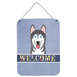 Caroline'S Treasures Bb1404Ds1216 Alaskan Malamute Welcome Wall Or Door Hanging Prints, 16 X 12, Multicolor