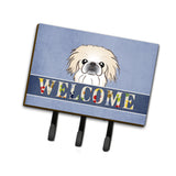 Caroline'S Treasures Bb1407Th68 Pekingese Welcome Leash Or Key Holder, Large, Multicolor