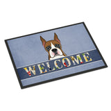 Caroline'S Treasures Bb1409Jmat Boxer Welcome Indoor Or Outdoor Mat, 24 X 36, Multicolor