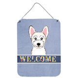 Caroline'S Treasures Bb1412Ds1216 Westie Welcome Wall Or Door Hanging Prints, 16 X 12, Multicolor