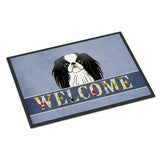 Caroline'S Treasures Bb1416Mat Japanese Chin Welcome Indoor Or Outdoor Mat, 18 X 27, Multicolor