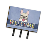 Caroline'S Treasures Bb1424Th68 French Bulldog Welcome Leash Or Key Holder, Large, Multicolor