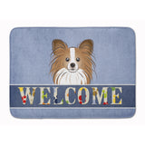 Caroline'S Treasures Papillon Welcome Floor Mat, 19 X 27, Multicolor