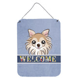 Caroline'S Treasures Bb1437Ds1216 Chihuahua Welcome Wall Or Door Hanging Prints, 16 X 12, Multicolor