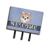 Caroline'S Treasures Bb1437Th68 Chihuahua Welcome Leash Or Key Holder, Large, Multicolor