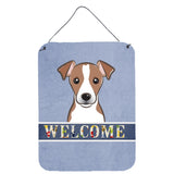 Caroline'S Treasures Bb1446Ds1216 Jack Russell Terrier Welcome Wall Or Door Hanging Prints, 16 X 12, Multicolor