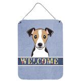 Caroline'S Treasures Bb1447Ds1216 Jack Russell Terrier Welcome Wall Or Door Hanging Prints, 16 X 12, Multicolor