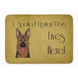 Caroline'S Treasures German Shepherd Spoiled Dog Lives Here, 19 X 27, Multicolor