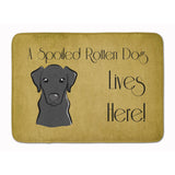 Caroline'S Treasures Black Labrador Spoiled Dog Lives Here, 19 X 27, Multicolor