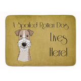 Caroline'S Treasures Wire Haired Fox Terrier Spoiled Dog, 19 X 27, Multicolor