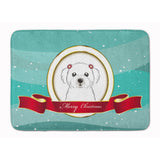 Caroline'S Treasures Maltese Merry Christmas Floor Mat, 19 X 27, Multicolor