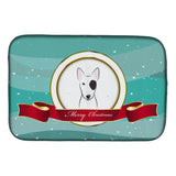 Caroline'S Treasures Bull Terrier Merry Christmas Dish Drying Mat, 14 X 21