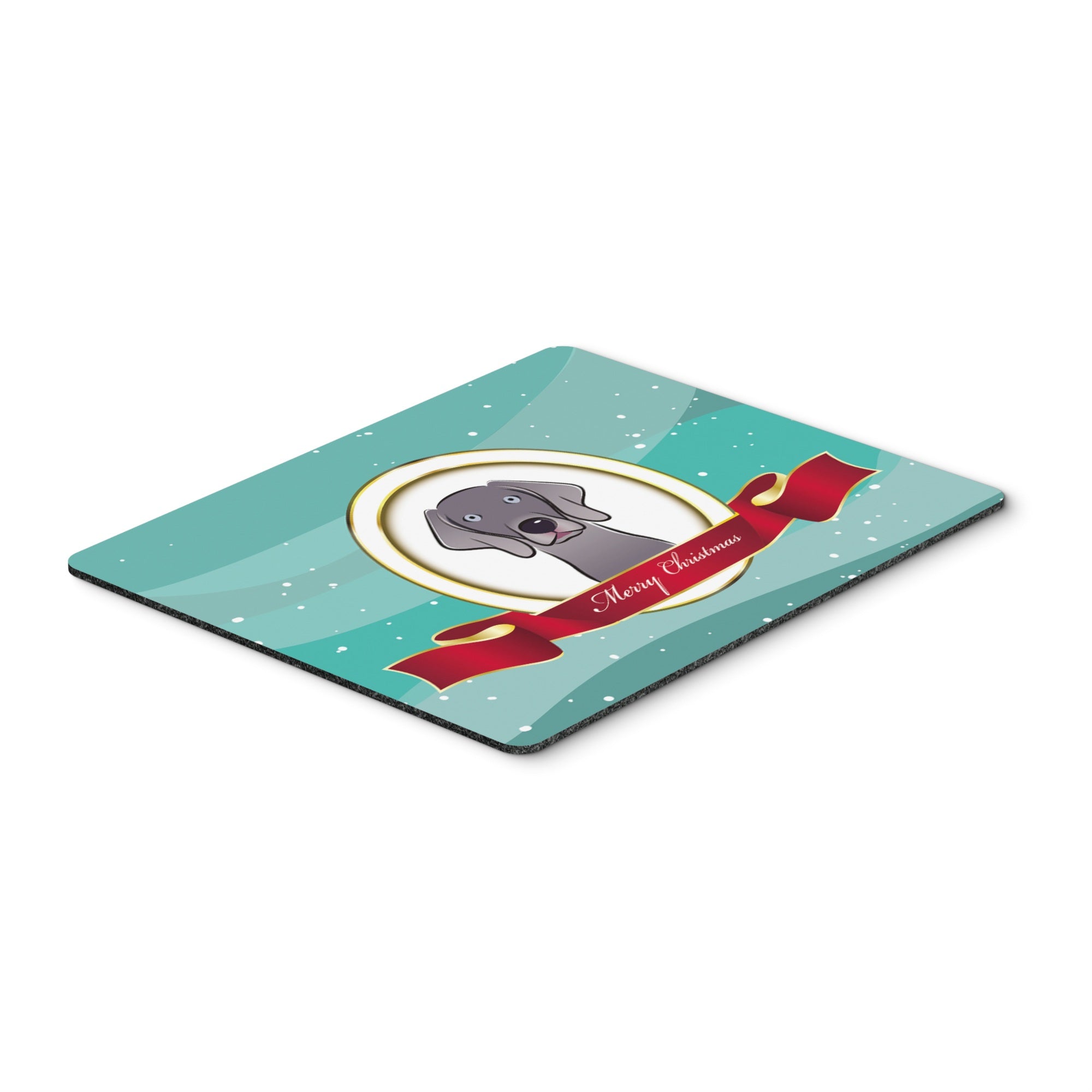 Caroline'S Treasures Weimaraner Merry Christmas Mouse Pad, Hot Pad Or Trivet, Multicolor (Bb1541Mp)