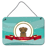 Caroline'S Treasures Chocolate Labrador Merry Christmas Wall Or Door Hanging Prints Bb1544Ds812, 8Hx12W