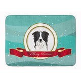 Caroline'S Treasures Border Collie Merry Christmas Floor Mat, 19 X 27, Multicolor