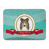 Caroline'S Treasures Sheltie Merry Christmas Floor Mat, 19 X 27, Multicolor