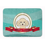 Caroline'S Treasures Buff Poodle Merry Christmas Floor Mat, 19 X 27, Multicolor
