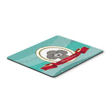 Caroline'S Treasures Silver Gray Poodle Merry Christmas Mouse Pad, Hot Pad Or Trivet, Multicolor (Bb1569Mp)