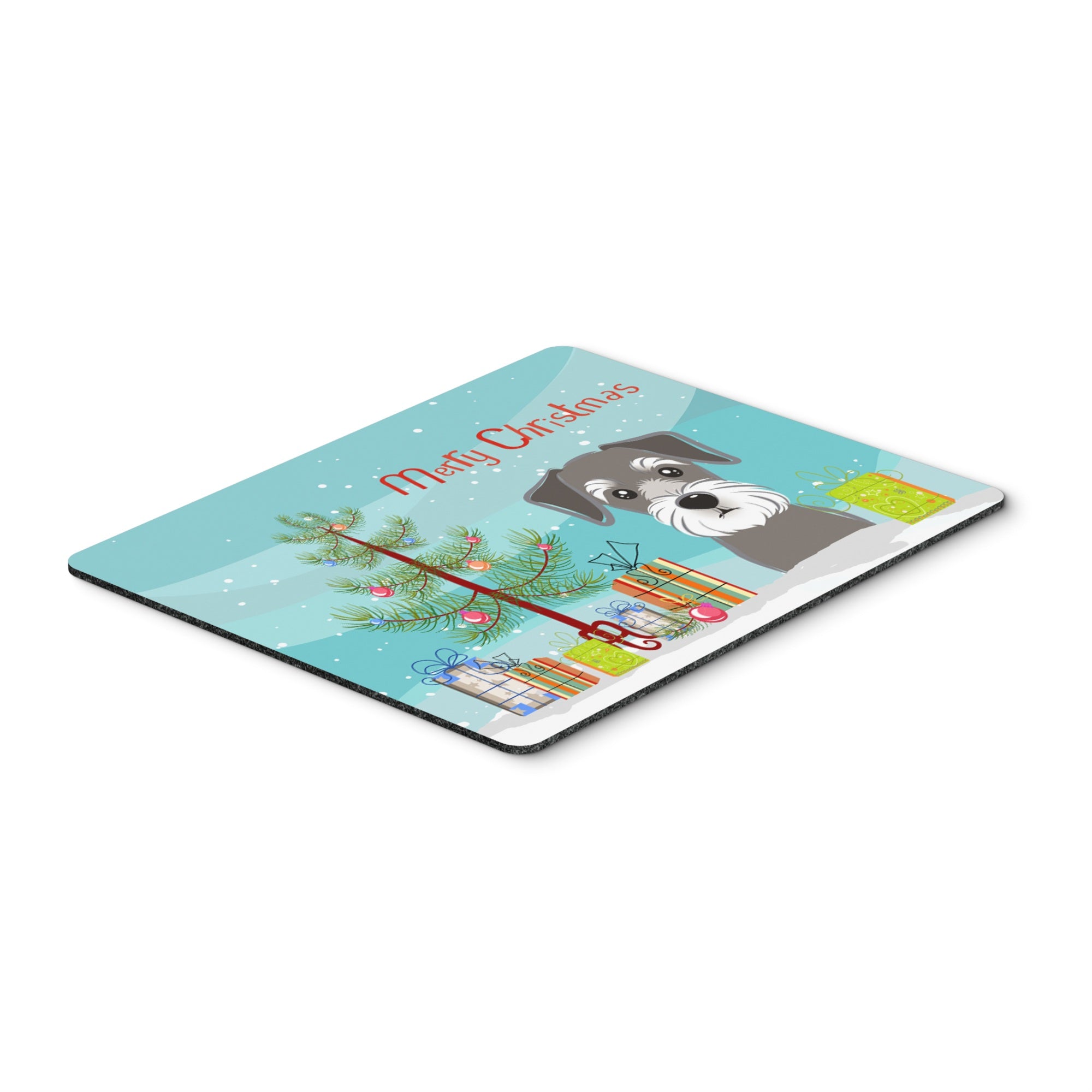 Caroline'S Treasures Christmas Tree & Schnauzer Mouse Pad, Hot Pad Or Trivet, Multicolor (Bb1578Mp)