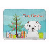 Caroline'S Treasures Christmas Tree And Maltese Floor Mat, 19 X 27, Multicolor