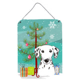 Caroline'S Treasures Christmas Tree And Dalmatian Wall Or Door Hanging Prints Bb1582Ds1216, 16Hx12W, Multicolor
