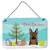 Caroline'S Treasures Christmas Tree And German Shepherd Wall Or Door Hanging Prints Bb1583Ds812, 8Hx12W