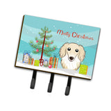 Caroline'S Treasures Bb1584Th68 Christmas Tree And Longhair Crme Dachshund Leash Or Key Holder, Large, Multicolor