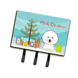 Caroline'S Treasures Bb1589Th68 Christmas Tree And Bichon Frise Leash Or Key Holder, Large, Multicolor