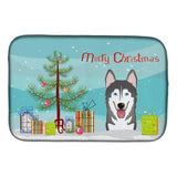 Caroline'S Treasures Bb1590Ddm Dish Drying Mat, 14 X 21, Christmas Tree