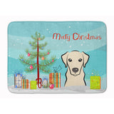 Caroline'S Treasures Christmas Tree And Yellow Labrador Floor Mat, 19 X 27, Multicolor