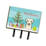 Caroline'S Treasures Bb1594Th68 Christmas Tree And Yellow Labrador Leash Or Key Holder, Large, Multicolor